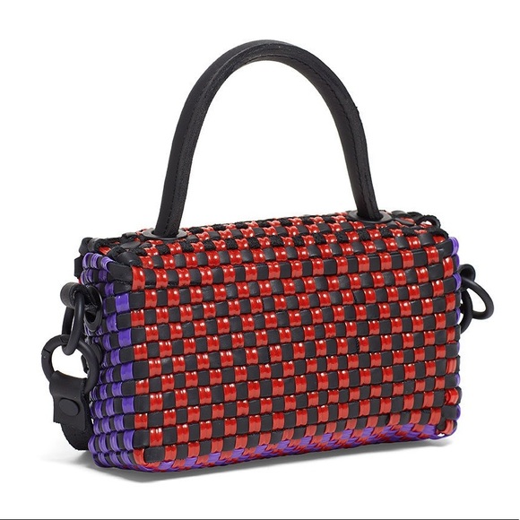 Truss Red Mini Top Handle Crossbody - Picture 3 of 13